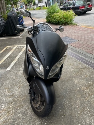 スズキ スカイウェイブ マットブラック