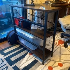 L字デスク(横:140cm、奥行き:短:45cm、長:75cm、高さ:75cm)の画像