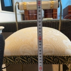 【未使用品】アンティーク調　ヨーロピアン風　カウンターチェア　ハイチェアの画像