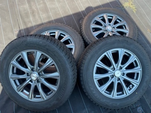 載せ直し。BSスタッドレスタイヤ