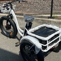 電動アシスト付き３輪自転車　予備大型バッテリー付きの画像