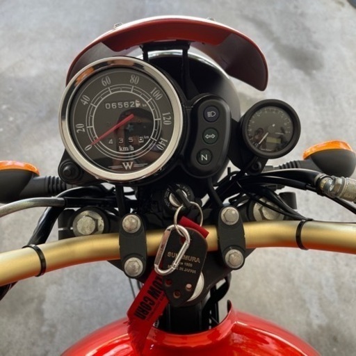 カワサキ W175 カフェETC付き自賠責保険10年の4月 カスタム車