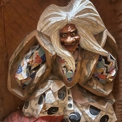 【時代物】歌舞伎獅子 衝立 良寿刀 和風 インテリアの画像