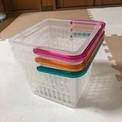 手提げカゴ　3個の画像
