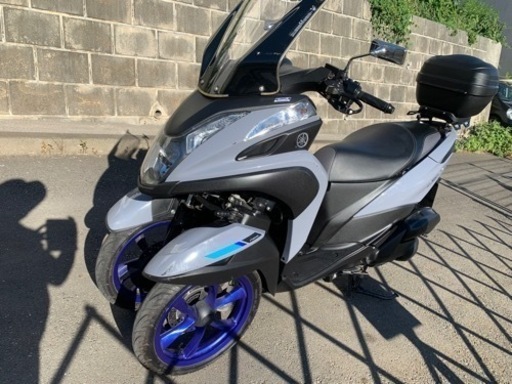 YAMAHA トリシテ155 7211キロ　軽二輪登録　ノーマル　2020年モデル　ワンオーナー　傷あり　始動動画あり　通勤　通学　ビッグスクーター