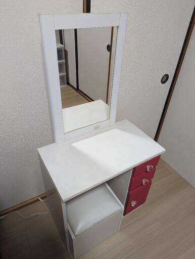 ドレッサー イス付き