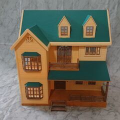 【シルバニアファミリー】緑の丘の大きなお家(中古)