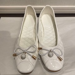 バレエシューズ　ホワイト