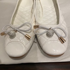 バレエシューズ　ホワイトの画像