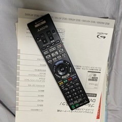 SONY ブルーレイレコーダー BDZーAT500の画像