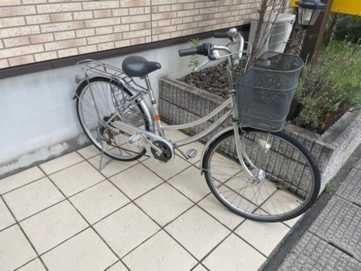 中古品26インチ　6段変速　自転車　お値引き不可