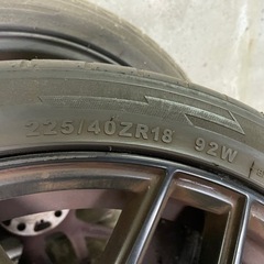 値下げしました。アウディ専用タイヤホイールですの画像
