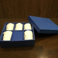 値下げ【美品】未使用　AITO 5彩コップセットの画像