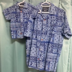 ペアルック★シャツ　ベビー90&ユニセックスMサイズ