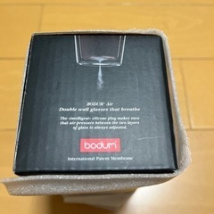 bodumのPAVINA・ダブルウォールグラスのペアの画像