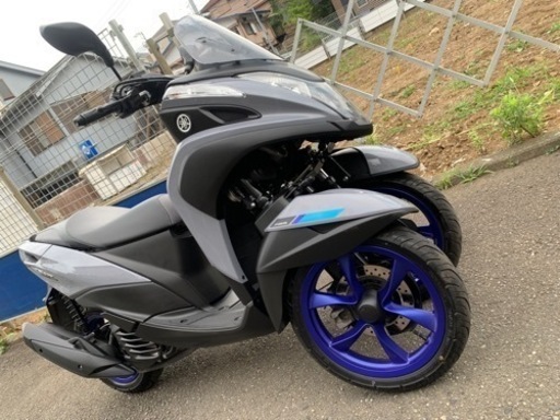 YAMAHA トリシティ　155 ABS 3800キロ　ETC 側車付登録　ノーマル　実働　トライク　普通免許　横浜　グリップヒーター