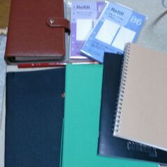 ノート、手帳　バインダーなど　交換もOKの画像