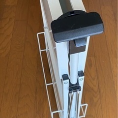 キャスター付キッチンワゴン 折りたたみの画像