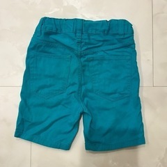 H&M ハーフパンツ ターコイズ エメラルド キッズ サーフの画像