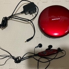 AudioComm ポータブルCDプレイヤー