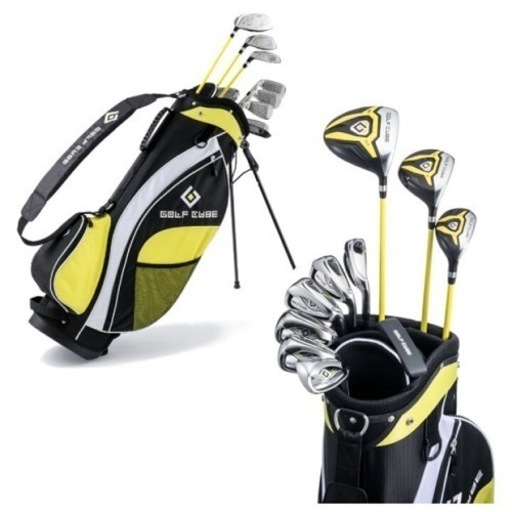 【新品未使用】メンズ ゴルフクラブセット ゴルフキューブ