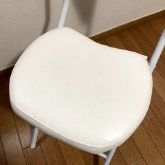 ニトリ Nitori 折りたたみチェア エリプス ホワイトの画像