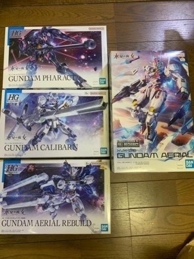 ガンプラ水星の魔女　4点セット