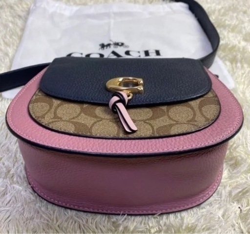 coach レミ サドルバッグ カラーブロック ショルダーバッグ