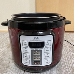 【電気圧力鍋】マイコン式 2020年 STL-EC50R D&S 4.0L 時短調理 タイマー機能付き の画像