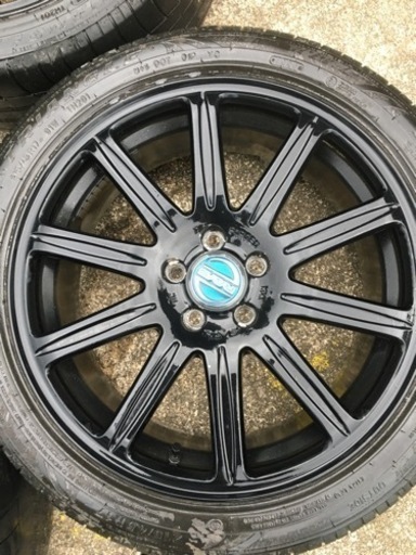 RAYSアルミホイール　PCD100 5H 17インチ　プリウス等に