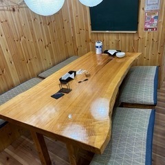 杉1枚板テーブル