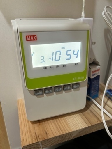 タイムレコーダー　ER-60SU