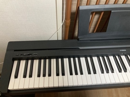 【YAMAHA P-45B】電子ピアノ 純正スタンド・アダプター・ペダル付属