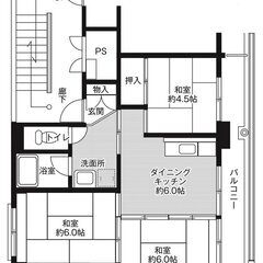 ◆敷金・礼金が無料！◆ビレッジハウス朝日1号棟 (203号室)