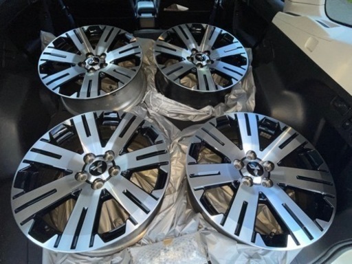 デリカd5 18インチホイール4本　新車外し