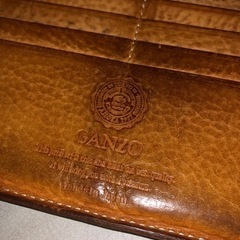 GANZO 長財布　ネイビーの画像