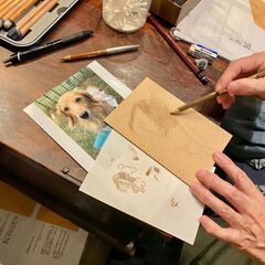 【8月18日（金）】池袋の保護猫カフェで「​猫のいる猫の絵教室」🐈の画像