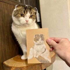 【8月18日（金）】池袋の保護猫カフェで「​猫のいる猫の絵教室」🐈