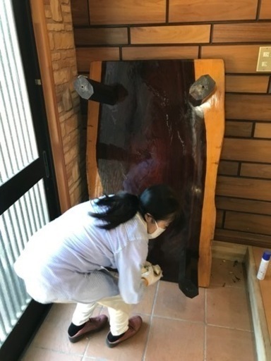 紅紫檀　ローテーブル