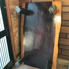 木製　ローテーブル　紫檀 紫檀の座卓