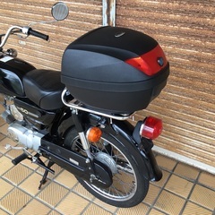 Ｋ５０　コレダ？タイヤ前後バッテリー新品！２ｓｔ　原付　ＭＴ スズキK50 コレダ2ストリアボックス装備オールラウンドタイヤ付き地方