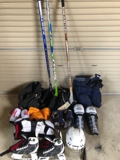 アイスホッケー防具一式 (FT) 苫小牧のスポーツの中古あげます・譲り