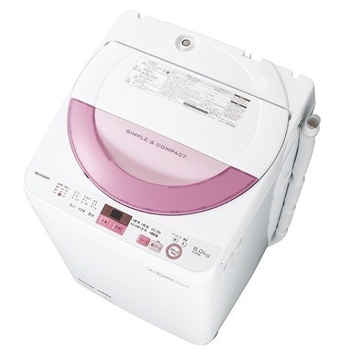 値下げしました。SHARP全自動洗濯機 ES-GE6A-P