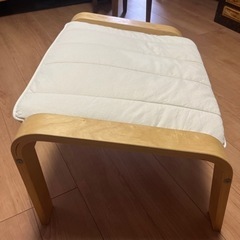 天然木椅子，座布团の画像