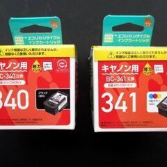 エコリカ CANON BC-340互換 BC-341互換 ２個セットの画像