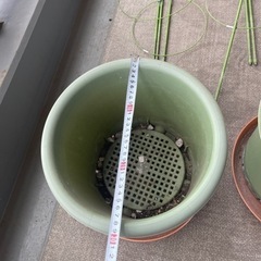 植木鉢　土　軽石　支柱セットの画像