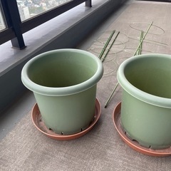 植木鉢　土　軽石　支柱セットの画像