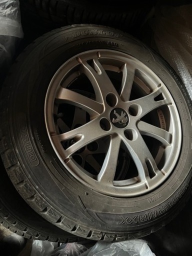 プジョー 純正ホイール スタッドレス