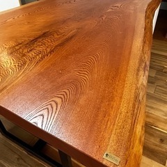 一枚板 ダイニングテーブル アトリエ木馬 の画像