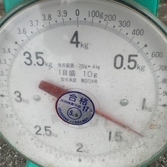 上皿はかり、4kg の画像